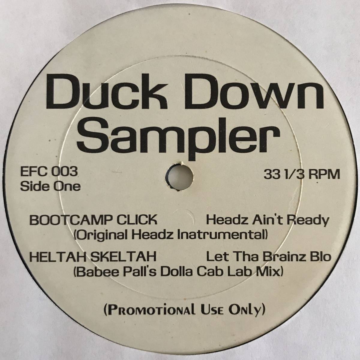 Boot Camp Click / Heltah Skeltah - Duck Down Sampler (USオリジナル/ニュースクール)拍卖