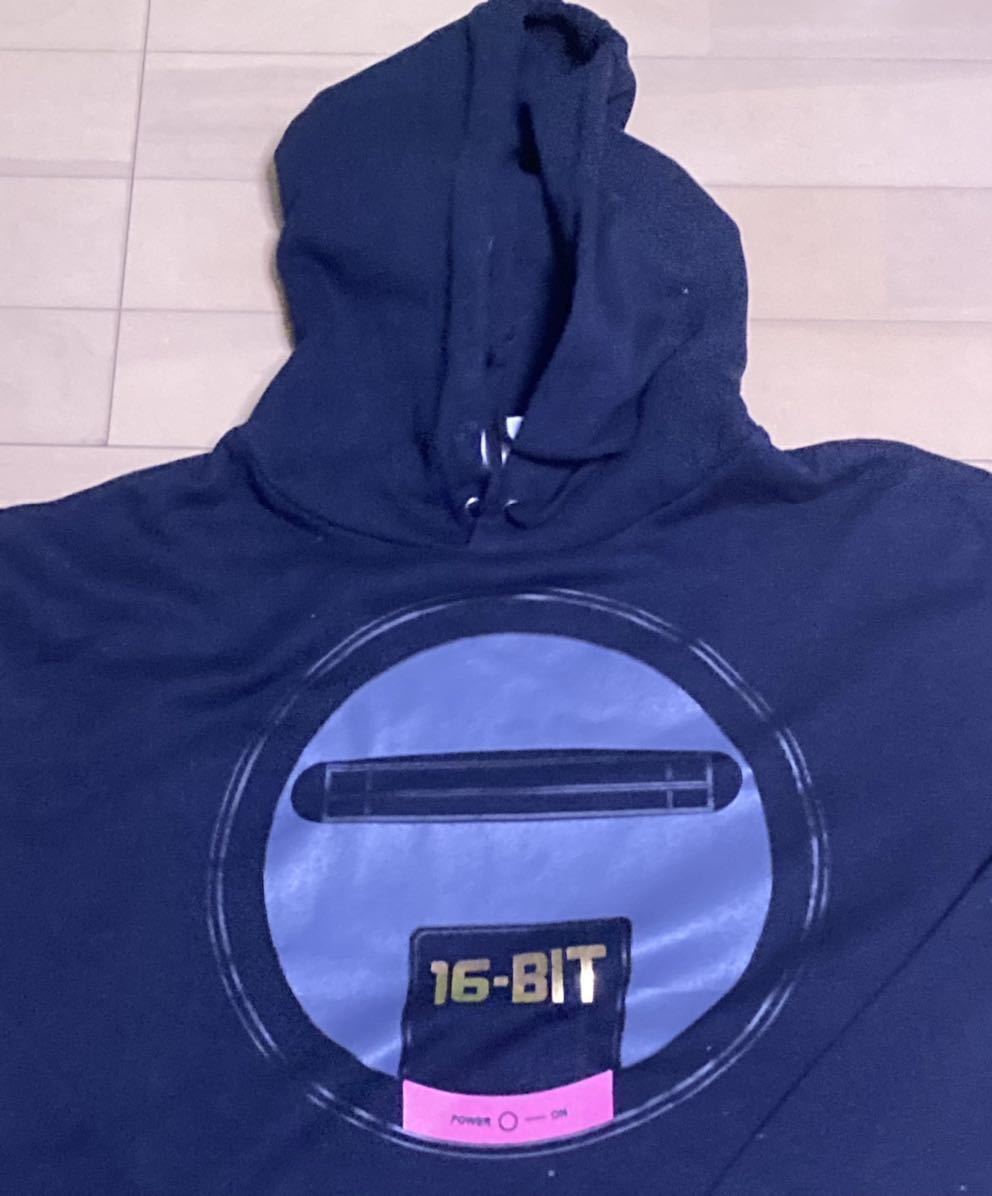 【定価5280円】XLサイズ 新品 メガドライブ 本体 16BT パーカー セガ MEGA DRIVE /レトロ ゲーム ブラック 黒 d拍卖