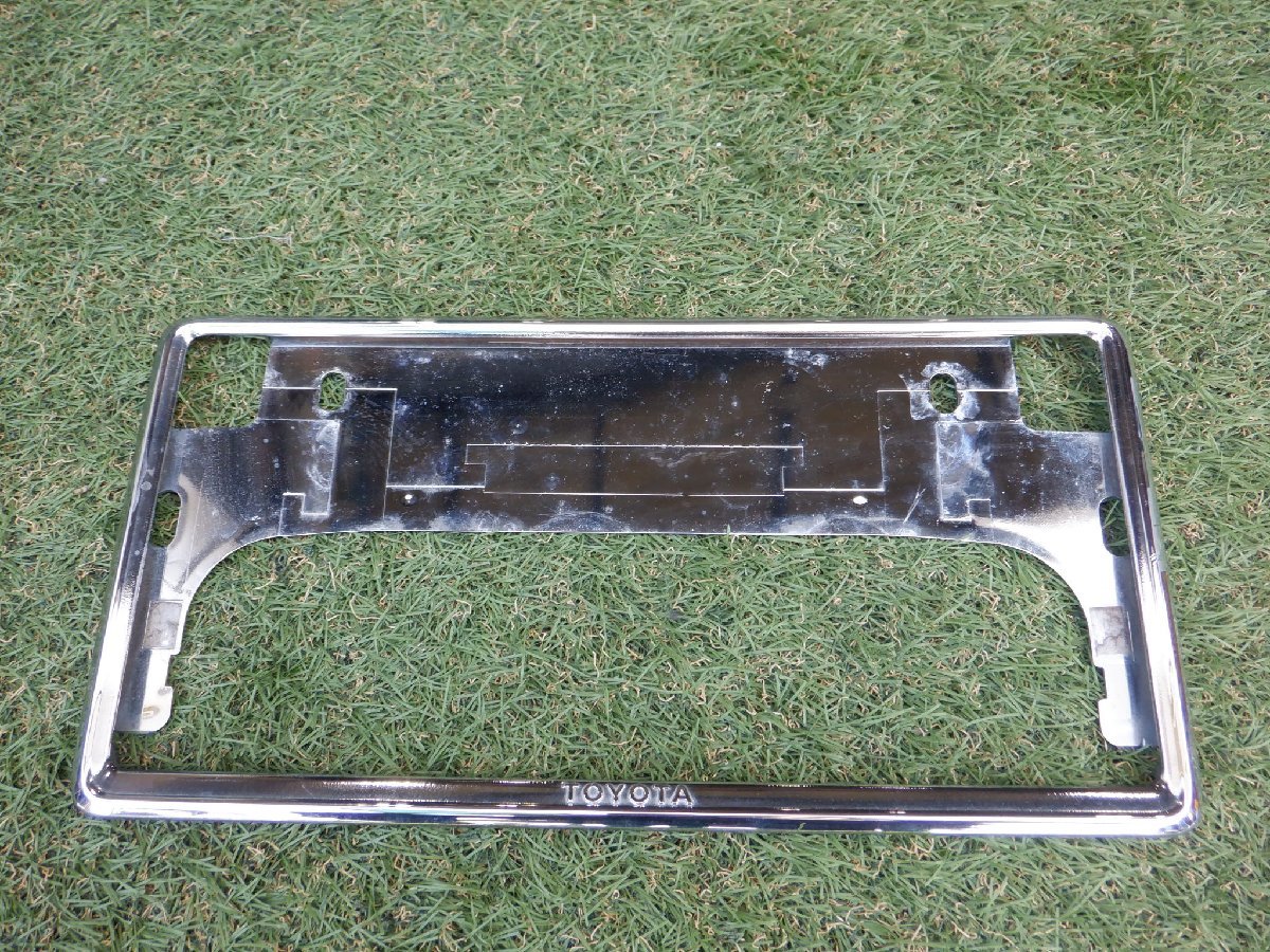 トヨタ純正 ナンバーフレーム ナンバープレート 枠 08407-00270 プリウス アルファード ノア ヴォクシー m-22-8-88拍卖