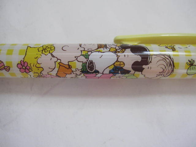 新品 未使用 USJ ユニバーサルスタジオジャパン スヌーピー ボールペン イエロー系 限定品拍卖