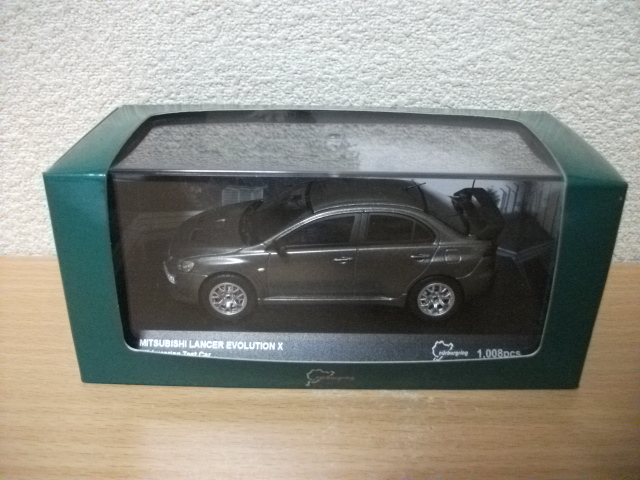 ◇【発送は土日のみ】1/43 KYOSHO ランサーエボリューション Ⅹ ニュル テストカー Gray Metallic◇拍卖
