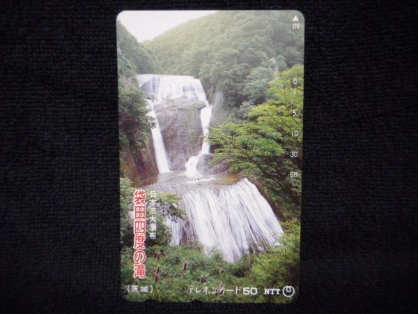 テレカ 50度 袋田四度の滝 日本三大瀑布 茨城 T-2414 未使用拍卖