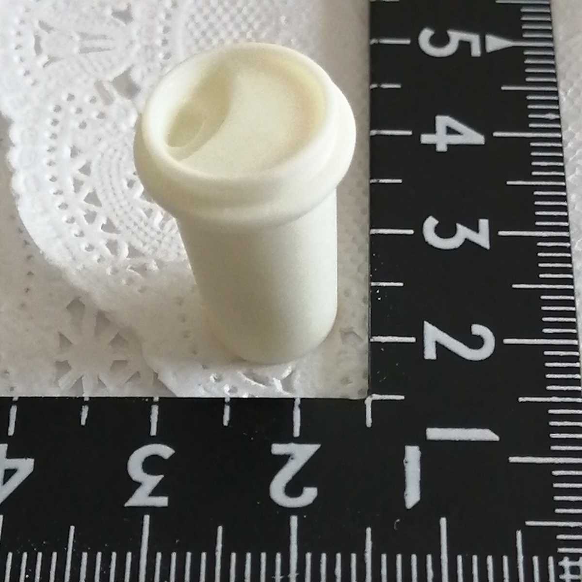 2r814 ミニチュア 携帯用 珈琲 コーヒー 持ち帰り 飲み物 ドリンク オフホワイト拍卖