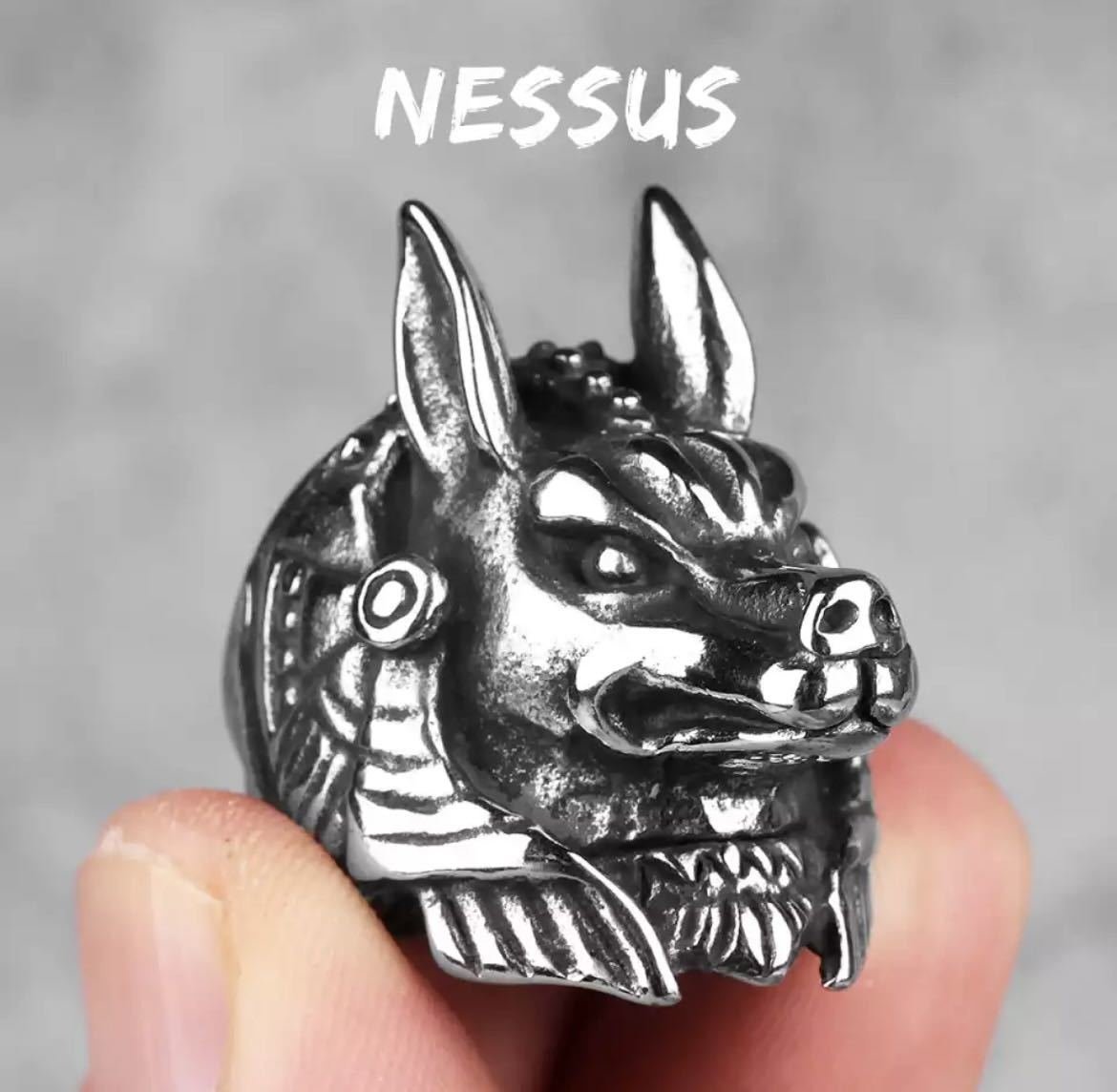 LHH1059★要1サイズ選択 ネッソスの指輪 リング 神話 神 ステンレス クール アクセサリー ネッソス ケンタウロス ギリシア神話 ギリシャ拍卖