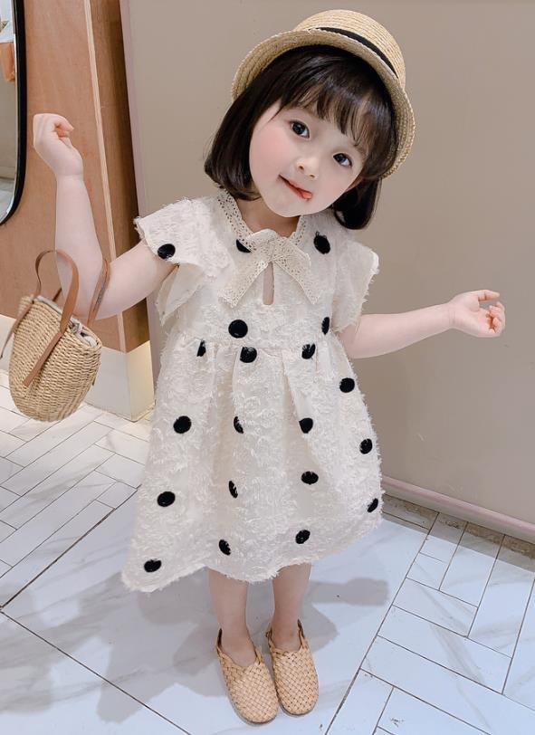 LHK1371★子供キッズワンピース女の子ガールズドレスかわいい半袖普段着夏通園通学 卒業式入園式拍卖