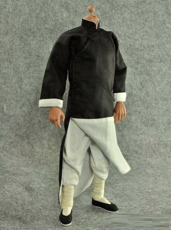 PYD684★1/6 中国 拳法 胴着 カンフー中国衣装 功夫 衣装フィギ アクションュット ア フルセおもちゃ ドニー・イェン リー・リンチェイ拍卖