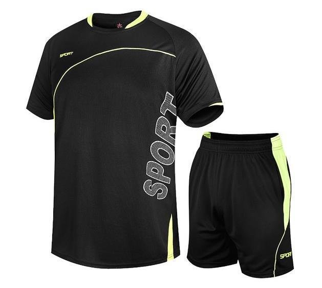 LHK1266★メンズ 上下セット トレーニングウェア 2点セット ポーツウェア ランニングウェア シャツ ハーフパンツ 半袖拍卖