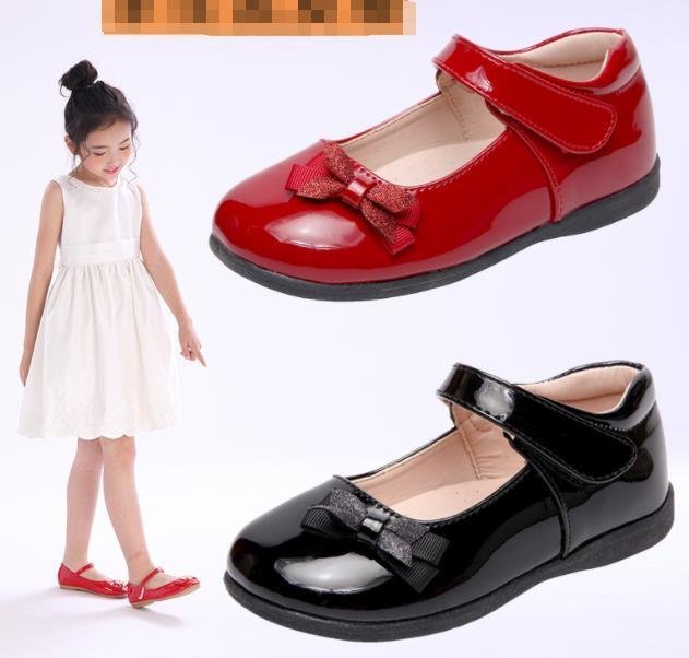 LHK1334★子供 キッズ フォーマルシューズ 女の子 ガールズ ドレス用 可愛いリボン付き入園式結婚式発表会16.5-21.7cm拍卖