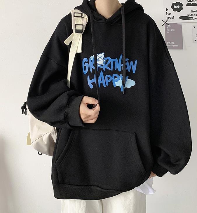 LHK1213★メンズ  ファション スウェット スエット カジュアル ゆったり 秋冬 裏起毛 厚手 フード付き 男女兼用 カップル拍卖