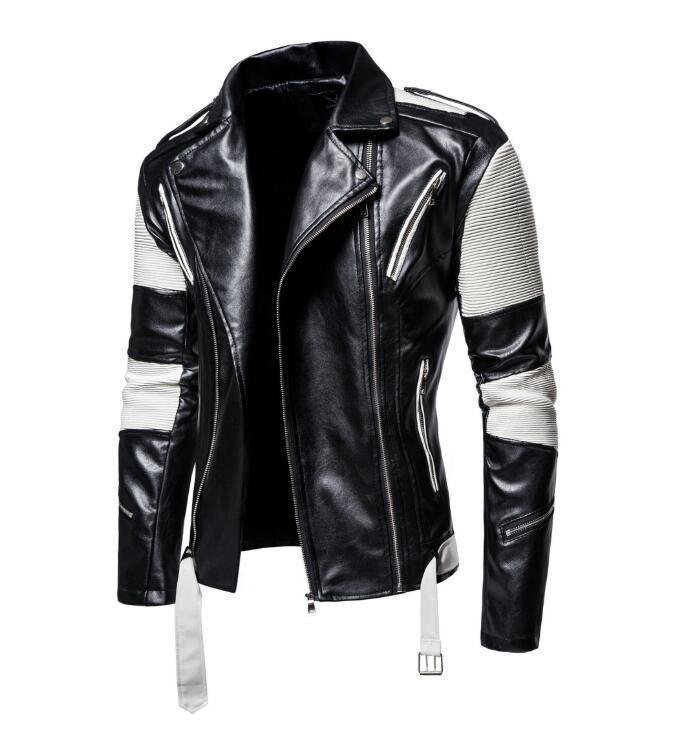 cjx783★レザージャケット メンズ ライダースジャケット バイクジャケット ジャンパー ブルゾン 革ジャン 防寒 大きいサイズ M~5XL拍卖