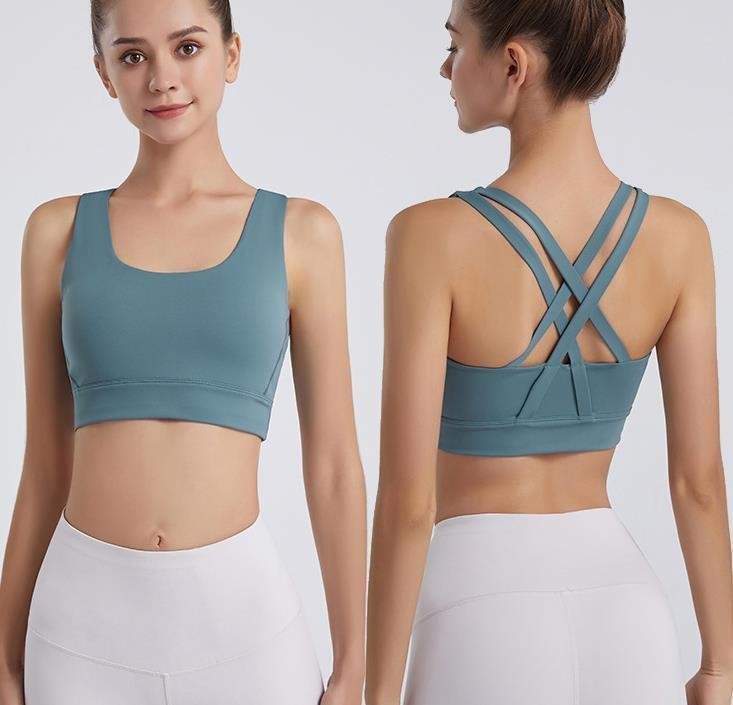 LHK1147★レディース スポーツウエア 揺れない ハイサポート ヨガ ランニング ブラ  速乾 通気伸縮性スポーツブラノンワイヤー拍卖