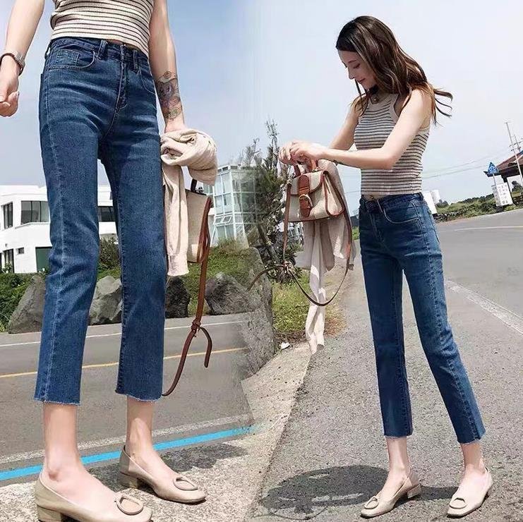 LHK844★スキニーデニム レディース スキニーパンツ デニムパンツ ジーンズ ストレッチ シンプルエレガント 9分丈拍卖