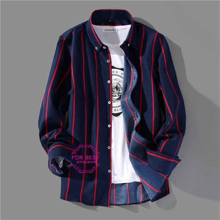 LHW1134★シャツ メンズ おしゃれ カジュアルシャツ ワイシャツ 長袖白シャツ フォーマル アメカジM-4XL 拍卖