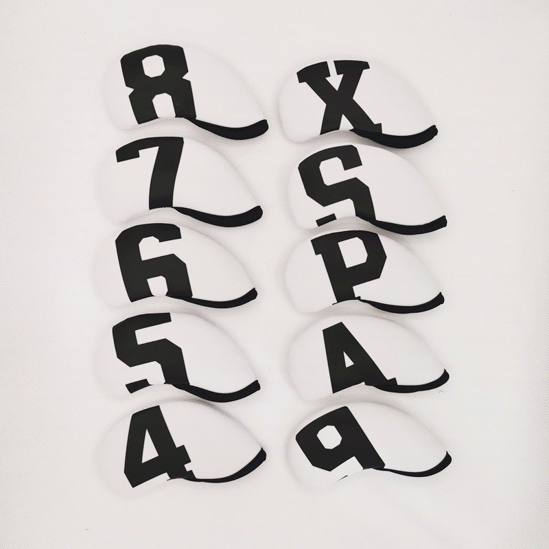 TZX1076★ゴルフクラブ用  防水ネオプレンカバー 鉄製ヘッドカバー アイアンカバー ゴルフクラブ アイアン ヘッドカバー 6拍卖