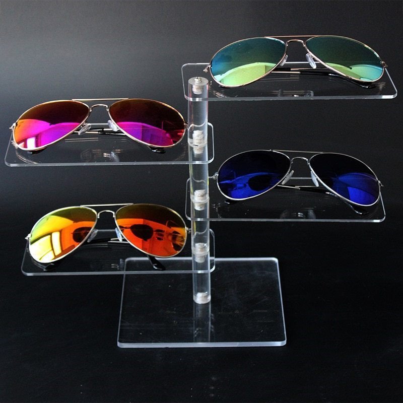 cjx344★おしゃれな部屋にぴったり◎ 小物ディスプレイラック スタンド ジュエリー アクセサリー オブジェ 時計 サングラス 【クリア】拍卖