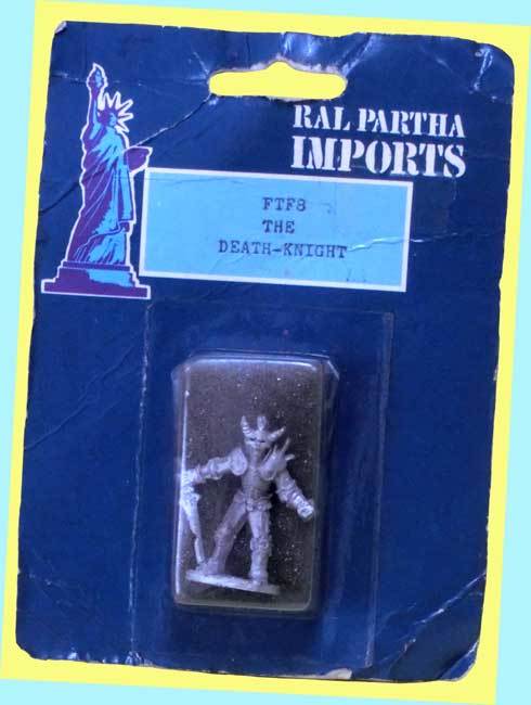 ▲▲最終品★#FTF-08▼ THE DEATH-KNIGHT ★RAL PARTHA★FTF-Fantasy 25㍉ メタル人形★一次流通 新品未開封未使用貴重レア 台紙被災難有拍卖