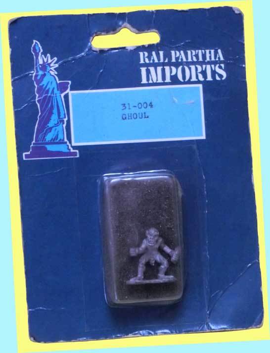 ▲▲最終品★#31-004▼ GHOUL★RAL PARTHA★31-Fantasy 25㍉ メタル人形★一次流通 新品未開封未使用 超貴重レア 台紙ブリスター被災難有拍卖