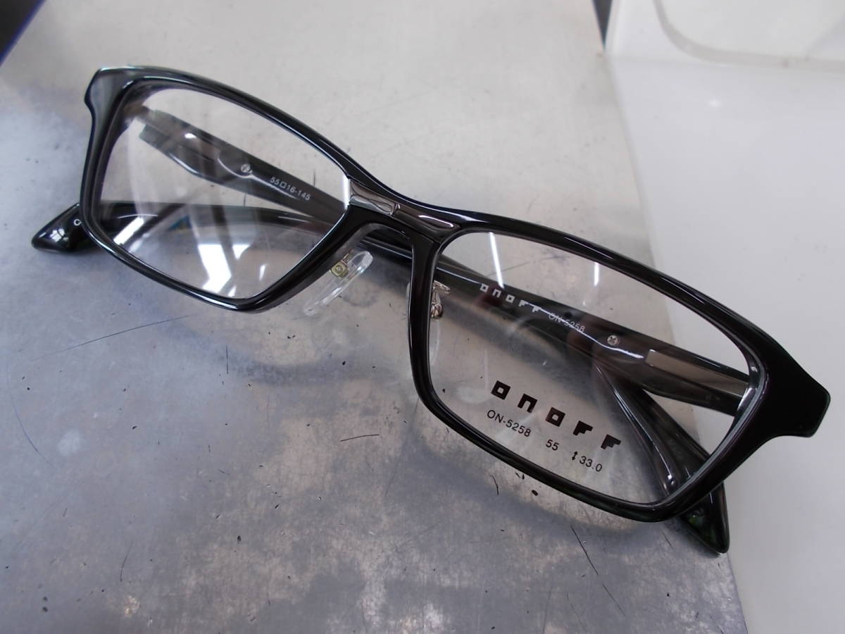 ONOFF オノフ 超かっこいい眼鏡フレーム ON-5258-1 お洒落拍卖