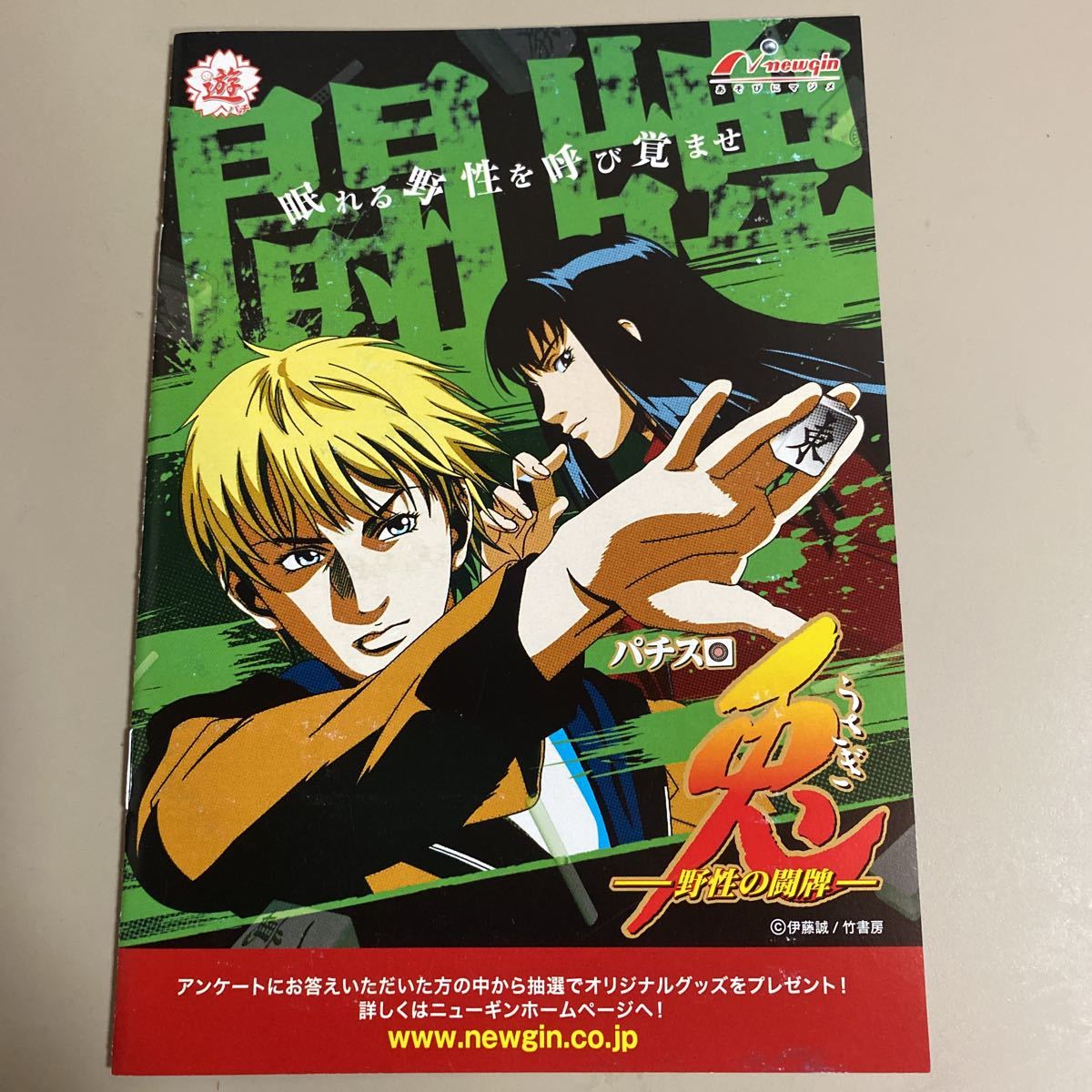 パチスロ小冊子 兎拍卖