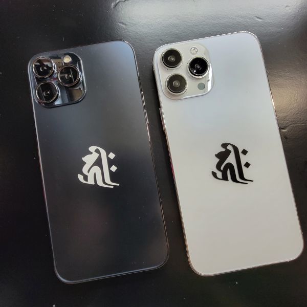 ■梵字ステッカー 白 戌年いぬ 阿弥陀如来 キリーク 干支 切り文字 カッティングシール スマホiphone 送料無料拍卖