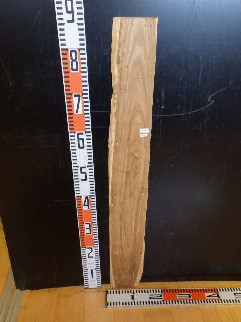 b2080336●約86.3cm×1cm エンジュ☆無垢板1枚板 木材 板 DIY 板材 天板 棚板 テーブル 看板 花台など種類豊富!拍卖