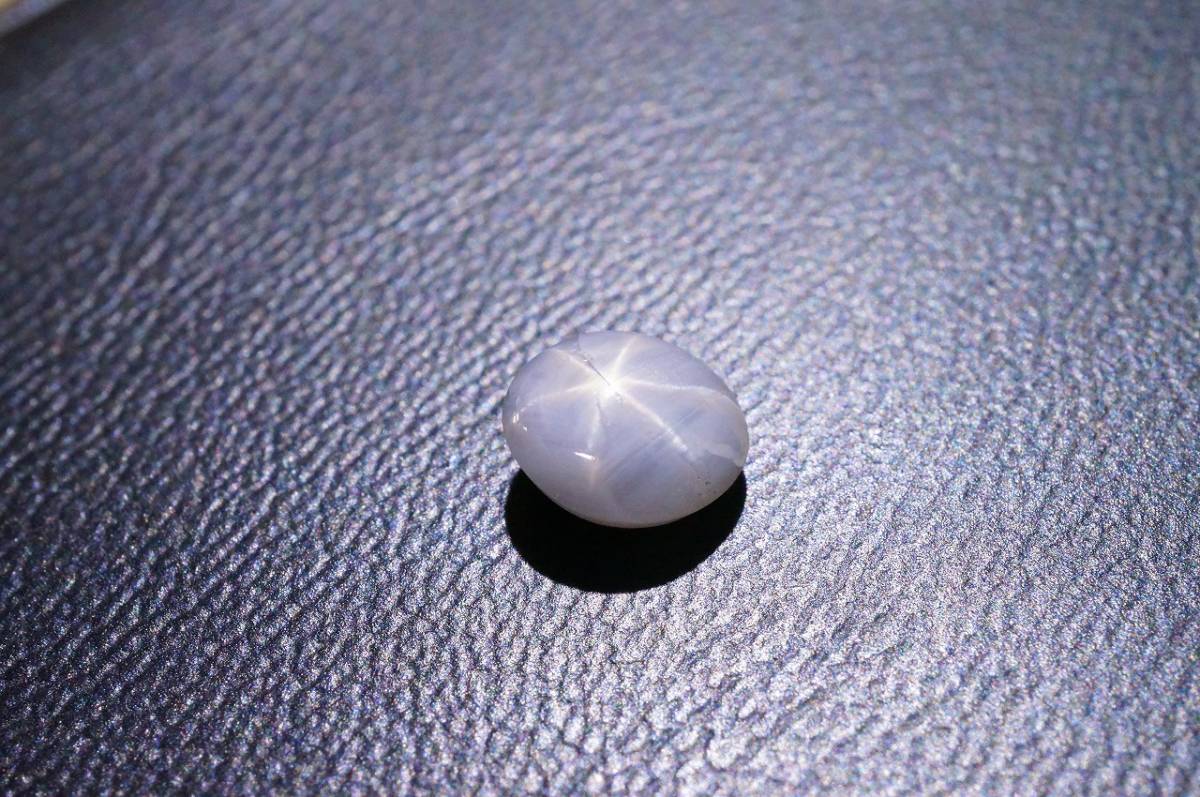 【限定特別即決価格!】30年前の未使用在庫!【透明度ありの上質ルース】ミャンマー産!未処理【天然スターサファイア】ルース1.18ct拍卖