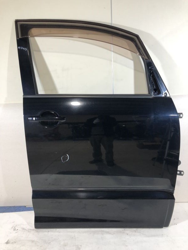 MITSUBISHI 三菱 デリカ D5 CV5W H21年 純正 右 フロントドア ブラック系 黒 LOWDEST G-NAVI FRONT RIGHT DOOR ID:678拍卖