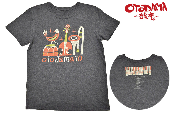 Y-4544★送料無料★美品★otodama'10 音泉魂 おとだま フェス★怒髪天 MONGOL800 OKAMOTO'S 毛皮のマリーズ 四星球 半袖 T-シャツ S拍卖