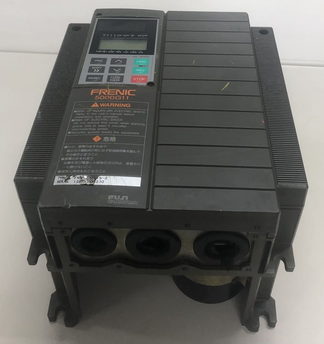 通電確認済 ジャック品 Fuji FRN5.5G115-2 9.5 KVA拍卖