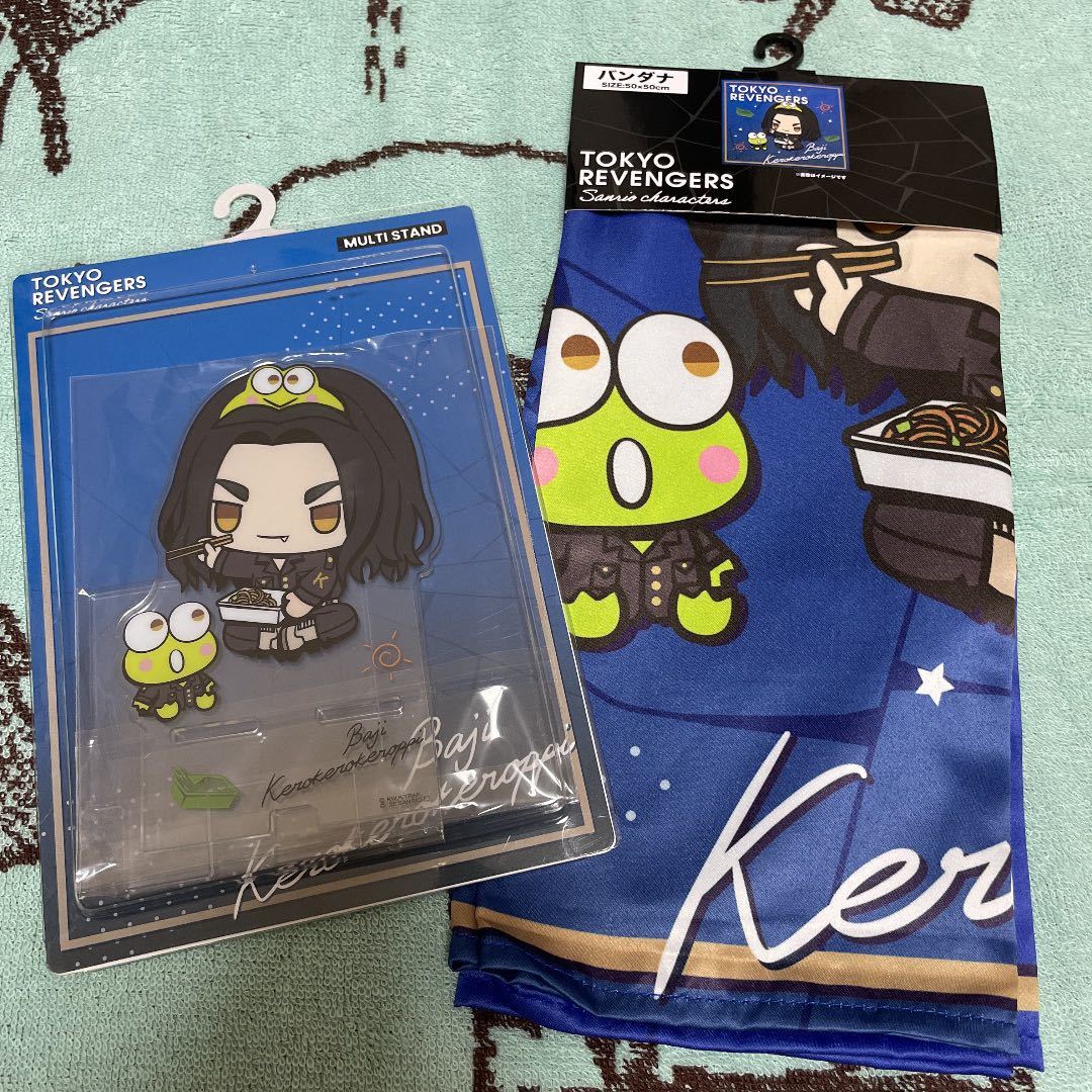 東京リベンジャーズ 場地圭介サンリオ アクリルスタンド バンダナ 2点セット新品拍卖