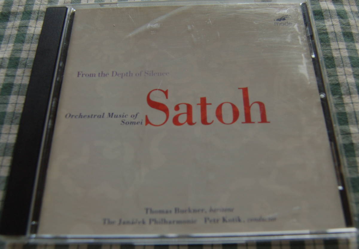 【送料無料】SOMEI SATOH 佐藤聰明【FROM THE DEPTH OF SILENCE】mode 中古美品拍卖