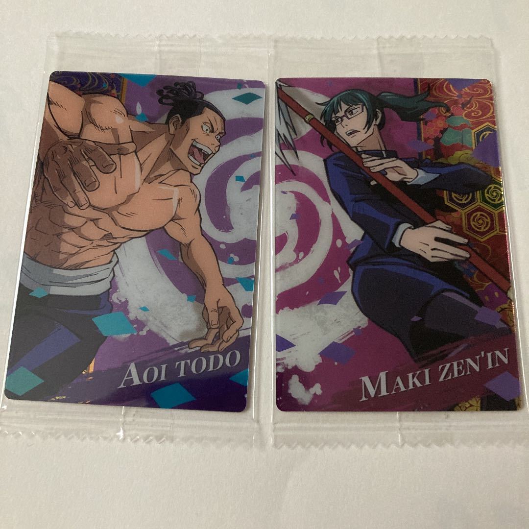 呪術廻戦 ウエハース カード2 東堂葵 禪院真希拍卖