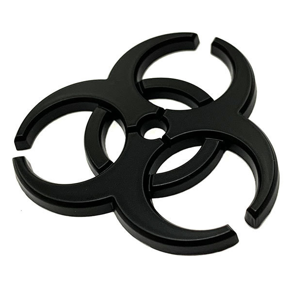 エンブレム バイオハザード ステッカー カスタム パーツ カー用品 3D プレミアム バックドア 外装パーツ Aタイプ ブラック拍卖