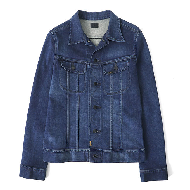 古着 Battalion × Lee バタリオン リー コラボ ビンテージ ストレッチ デニムジャケット L Gジャン メンズ拍卖