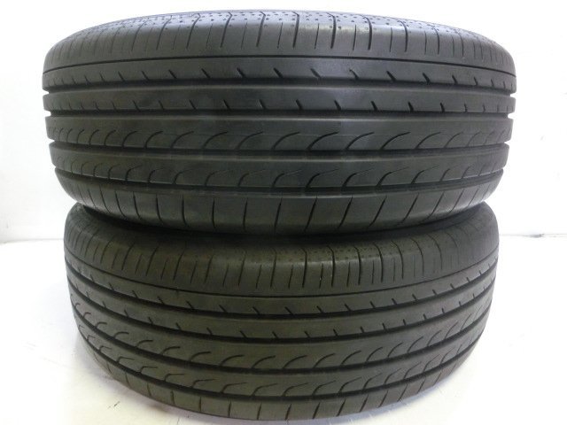 225/60R18 100V (2本)K25-1241 深溝 中古タイヤ ヨコハマ BluEarth RV-02 拍卖