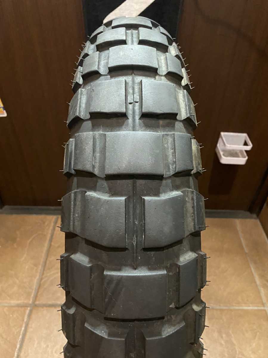 中古MCタイヤ 2020年製造 SHINKO ADVENTURE TRAIL E-804 120/70R19 シンコー アドベンチャー トレイル 120 70 19 0120 K2422拍卖