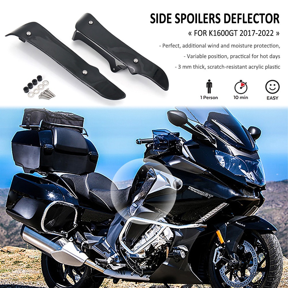 送料無料 Bmw K1600GT 2017-2022 ウィンドシールド デフレクター フットプロテクター アクリル拍卖