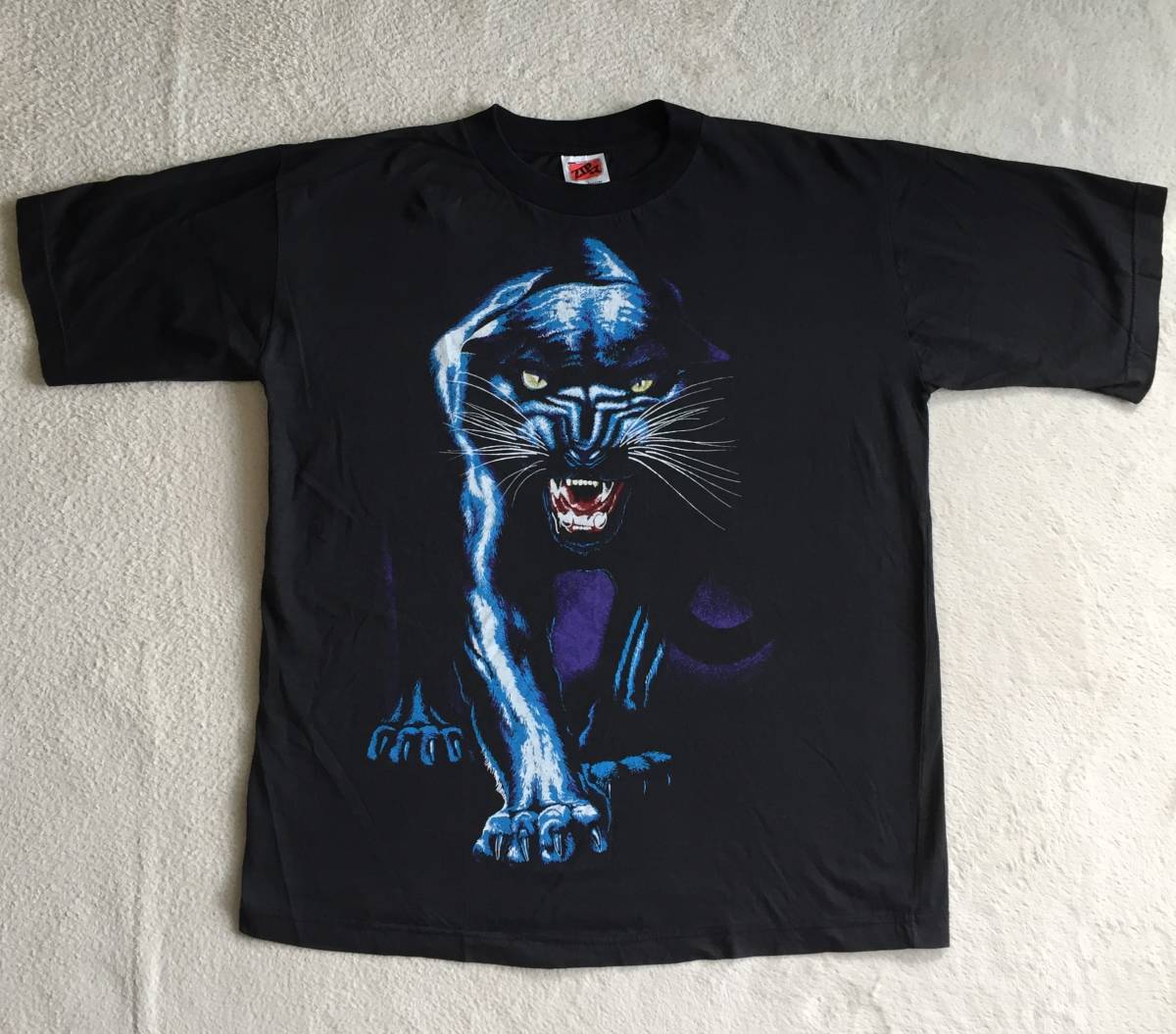 ◆ブラックパンサー Tシャツ Black Panther アニマルプリント 黒豹 検 Iggy Pop拍卖