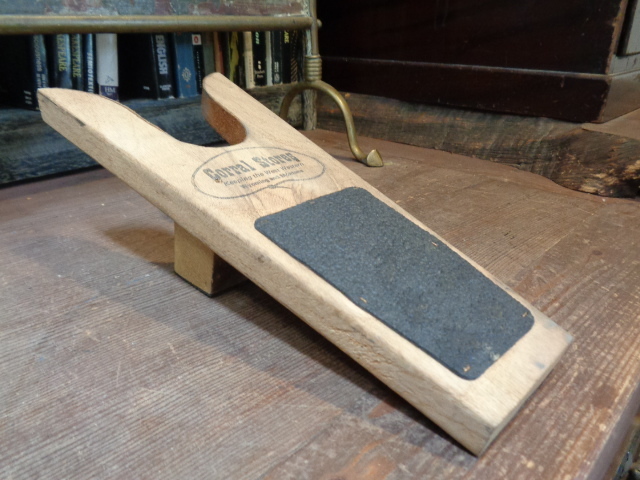 【アメリカンアンティーク木製ブーツ脱ぎ】クリーナー本革レザー古道具アンティーク靴磨きシューズキーパー骨董インテリアインダストリアル拍卖