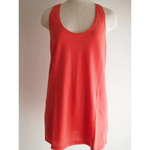 1-9 アメリカンラグシー取り扱い 新品9,500円 USA発 Clu クルー タンクトップ ビタミンオレンジ ビタミンカラー拍卖