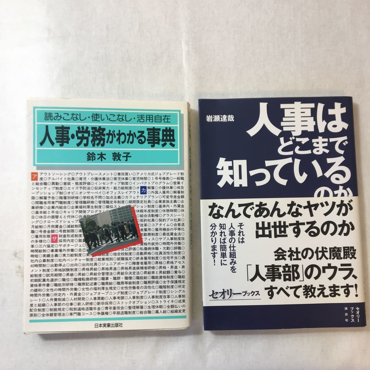 zaa-376♪人事・労務がわかる事典―読みこなし・使いこなし・活用自在 +人事はどこまで知っているのか (セオリーブックス) 2冊セット拍卖