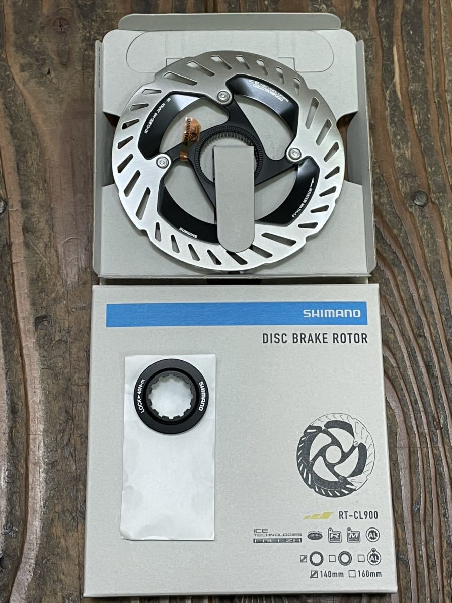 新発売 即納 シマノ 新型デュラエース ディスクブレーキローター140mm 1枚 RT-CL900 センターロック(内セレーションタイプ ロックリング付)拍卖