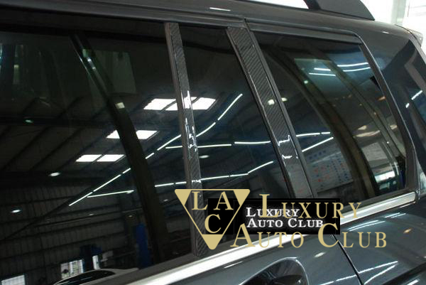2009-2015 ベンツ GLKクラス X204 リアルカーボンピラー 8ピ-ス AMG エアロ スポイラ- リアルカ-ボン綾織り 外装カスタム拍卖