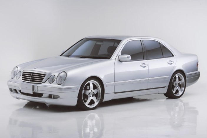 【WALD Executive Line】 Mercedes-Benz Eクラス W210 '00y~ セダン 3点KIT フロントスポイラー サイドステップ リアスカート ヴァルド拍卖