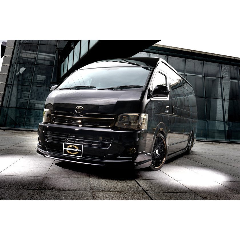 WALD EXECUTIVE LINE トヨタ ハイエース H22.7-H25.12 KDH220 TRH220 3型 フロントスポイラー ワイドスーパーロング用 エアロ ヴァルド拍卖