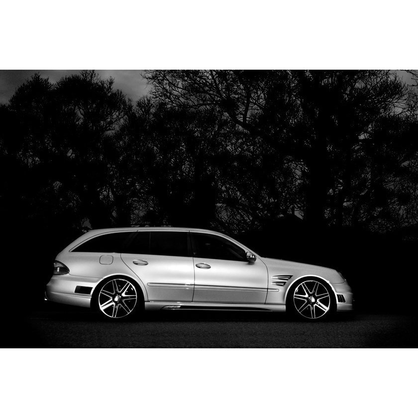 【WALD Sports Line Black Bison Edition】 Mercedes-Benz サイドステップ Eクラス W211 ワゴン ~'06y/'07y~ ヴァルド サイドスカート拍卖