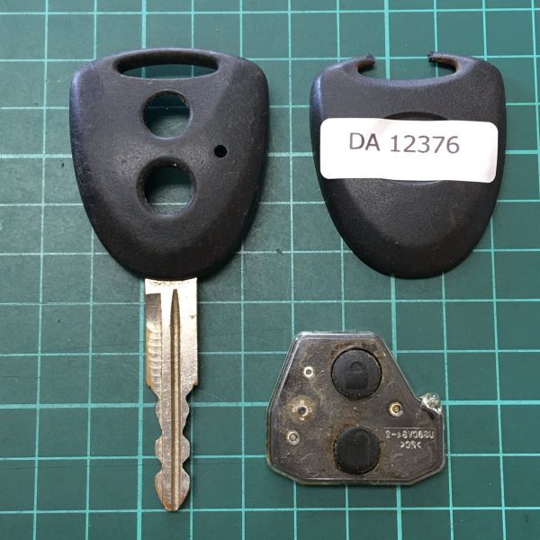 DA12376 ダイハツ 純正 キーレス ムーヴ タント ミラ ミライース ミラココア ブーン スバル ステラ等 黒ボタン 2ボタン拍卖