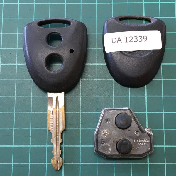 DA12339 ダイハツ 純正 キーレス ムーヴ タント ミラ ミライース ミラココア ブーン スバル ステラ等 黒ボタン 2ボタン拍卖