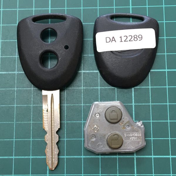 DA12289 ダイハツ 純正 キーレス ムーヴ タント ミラ ミライース ミラココア ブーン スバル ステラ等 灰色ボタン 2ボタン拍卖