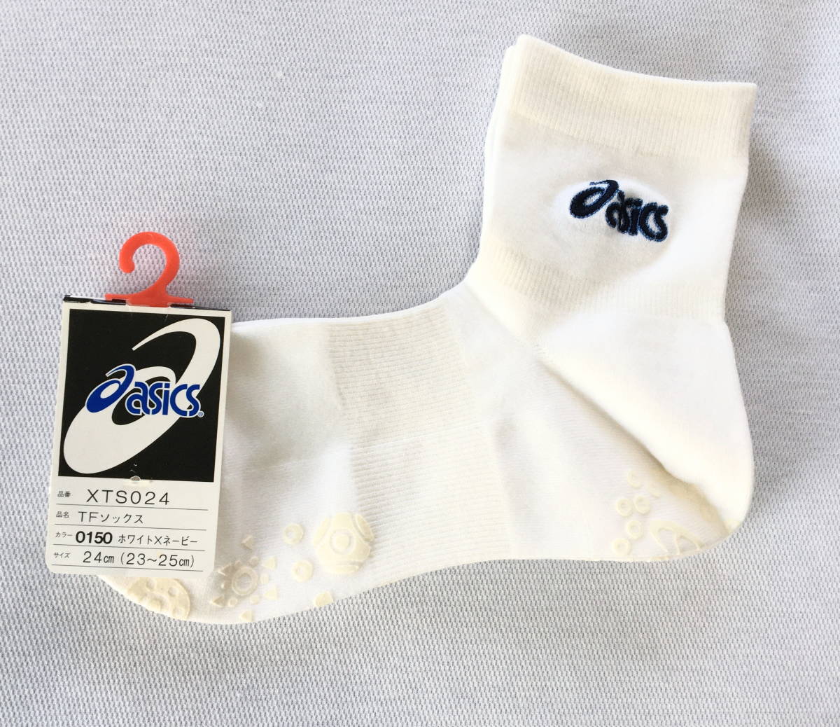 《郵送無料》■Ijinko◆新品☆Asicsアシックス・XTS024・定格:1300円・日本製 23-25cm サイズ靴下拍卖